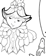Stella Puppet Coloring Page